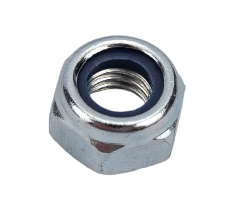 Шестигранные гайки со стопорным кольцом Профикреп DIN985 Zn, М8 100 шт 111159
