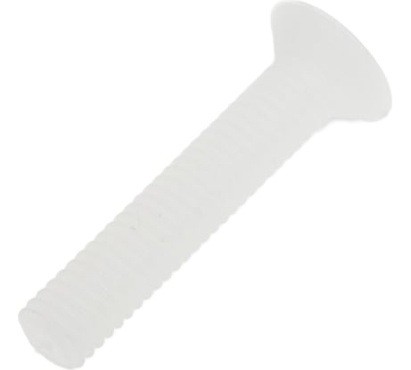 Винт с потайной головкой и крестообразным шлицем DINFIX DIN 965, полиамид (пластик), M6x30 мм, 50 шт. 00-0004330