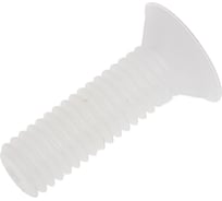 Винт с потайной головкой и крестообразным шлицем DINFIX DIN 965, полиамид (пластик), M6x20 мм, 50 шт. 00-0004327
