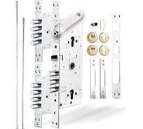 Комплект врезных цилиндровых замков KALE KILIT 256g,85bs63,30cp,sp,w/o ros,164gmc 26+10+32m:68mm,np 256G0000003