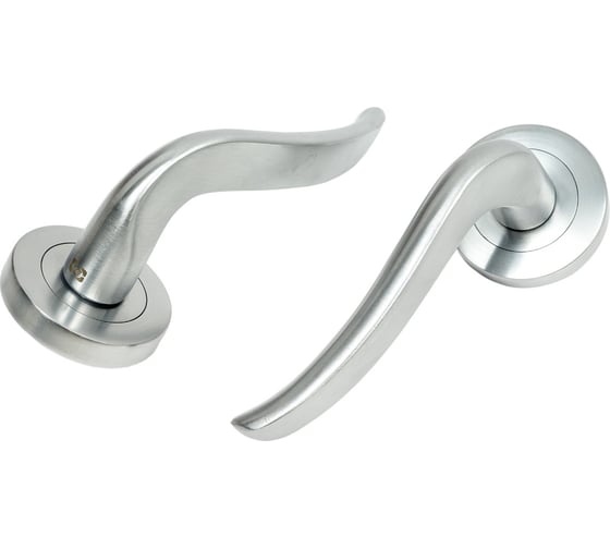 Ручка DOORLOCK DL Звездная линия Irida M033 SCB матированный хром A=35-55 мм 73506
