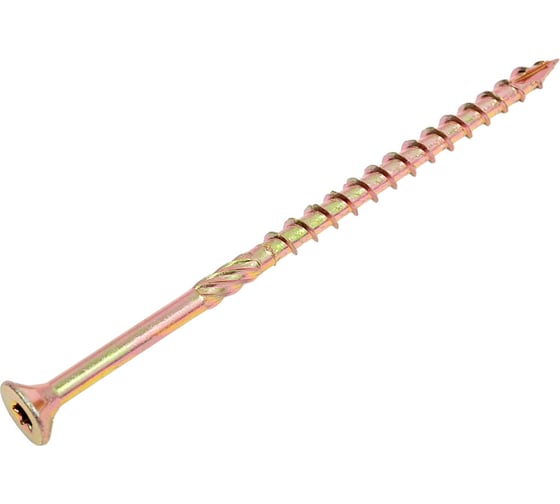 Конструкционный шуруп ЕВРОПАРТНЕР для дерева с фрезой потай ж/п Torx 30, 6.0х120 5шт T2 0006 3