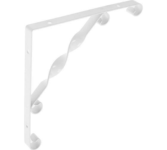 Кронштейн ТУНДРА LIGHT 200x200, металл, белый 4679272 1