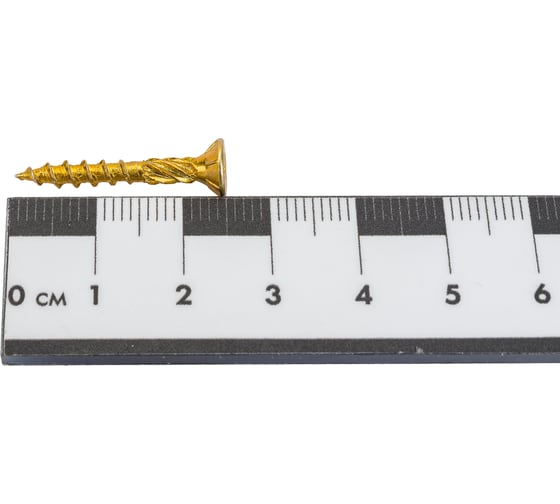 Конструкционный шуруп ЕВРОПАРТНЕР для дерева с фрезой потай ж/п Torx 15, 3.5х25 25шт T2 0637 1