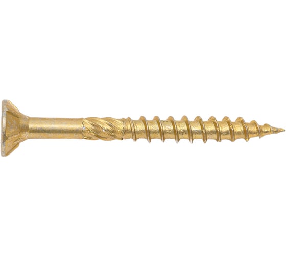 Конструкционный шуруп ЕВРОПАРТНЕР для дерева с фрезой потай ж/п Torx 30, 6.0х60 15шт T2 0058 7