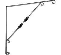 Кронштейн ТУНДРА LIGHT 300x300, металл, черный 4679278