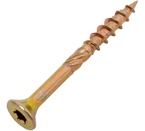 Конструкционный шуруп ЕВРОПАРТНЕР для дерева с фрезой потай ж/п Torx 15, 3.5х35 25шт T2 0639 1