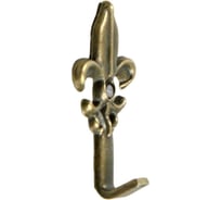 Мебельный крючок ТУНДРА VINTAGE 014 LIGHT, цвет бронза 4676259