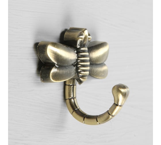 Мебельный крючок CAPPIO DRAGONFLY, однорожковый, бронза 9617950 1