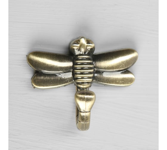 Мебельный крючок CAPPIO DRAGONFLY, однорожковый, бронза 9617950