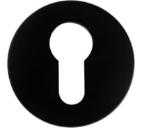 Накладка на цилиндровый механизм CAPPIO круглая, цвет черный 9849249