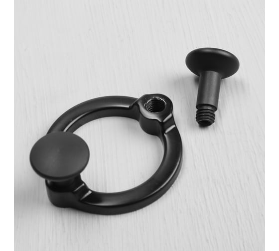Мебельный крючок CAPPIO BELLO, двухрожковый, черный 9617952