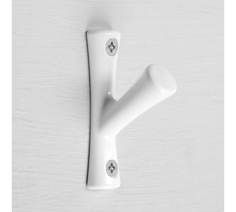 Мебельный крючок CAPPIO BRANCH, однорожковый, цвет белый 9617921
