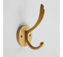 Мебельный крючок CAPPIO WING, двухрожковый, цвет матовое золото 9617932