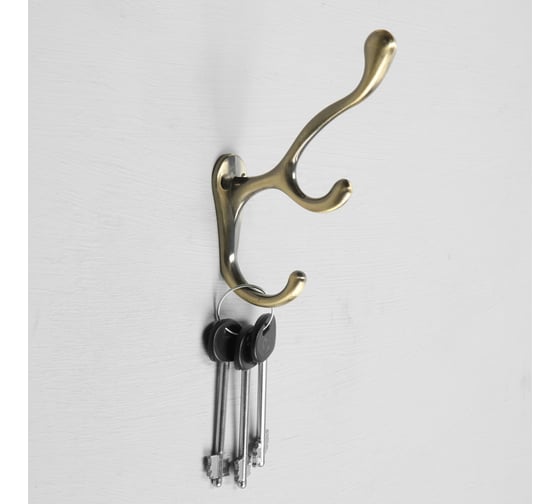 Мебельный крючок CAPPIO WAND, трехрожковый, бронза 9617951