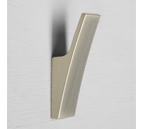 Мебельный крючок CAPPIO однорожковый KC114, цвет сатиновый никель 9645343