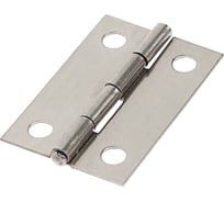 Петля ТУНДРА 34x25x1 мм, нержавеющая сталь 3836689