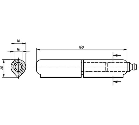 Шарнир KIPP арт. K0984.116100012