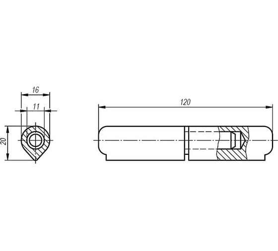 Шарнир KIPP арт. K0984.016120012