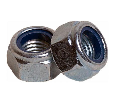 Гайка с контрящим кольцом КРЕП-КОМП нержавейка DIN985 А2 м6 1000шт гсн6