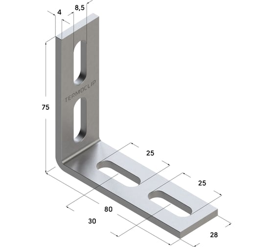 Уголок Termoclip 90 28 4F4 9120001