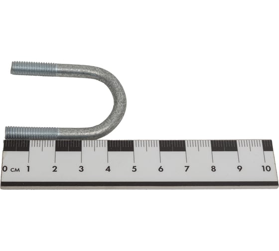 Болт оцинкованный U-образный Мир Хомутов 1/2'' М6, 10 шт. MX/1/57