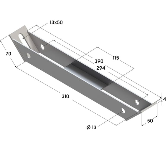 Усиливающая опора Termoclip 45 38-41 L310 4F6 9374001
