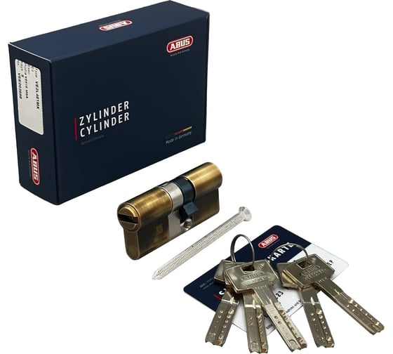 Цилиндровый механизм ABUS Vela 2000 130(50x80) ключ/ключ mx abr (5 key) 11007396