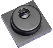 Броненакладка защитная врезная Doorlock dl pro6225s bl черная, квадратная розетка, hrc50 73385