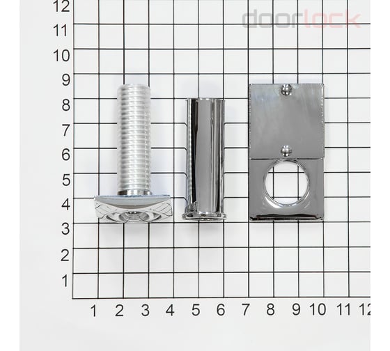 Глазок Doorlock dl va16s/50-85mm/180 cp полированный хром, квадратный 74214