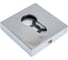Ключевина под цилиндр Doorlock dl es02/s/с cp полированный хром, квадратная розетка, 1 шт. 73388 2