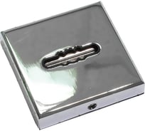 Ключевина сувальдная Doorlock dl es01/s/l/a cp полированный хром, квадратная розетка, автоматическая шторка, 1 шт. 73379