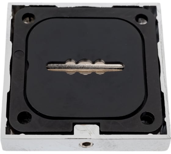 Ключевина сувальдная Doorlock dl es01/s/l/a cp полированный хром, квадратная розетка, автоматическая шторка, 1 шт. 73379