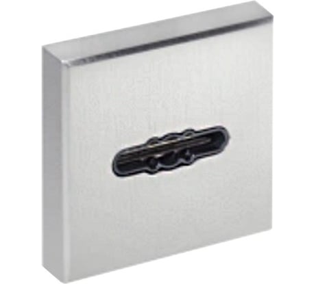 Ключевина сувальдная Doorlock dl es01/s/l/a mbsn матовый никель, квадратная розетка, автоматическая шторка, 1 шт. 73375
