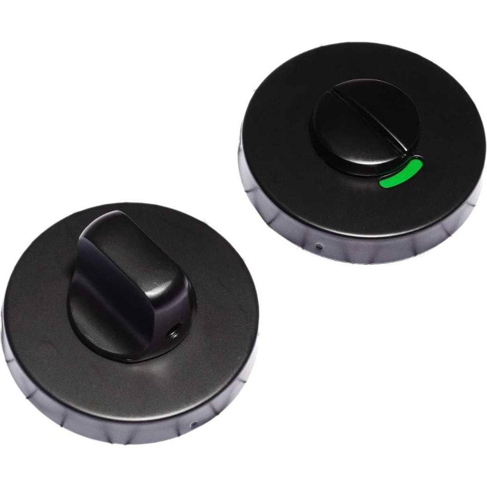 Поворотная кнопка Doorlock v e08/wc/6/rg/ss bl черная, с индикатором ...