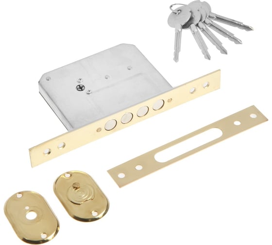 Замок врезной LOCKLAND VZ002, 5 ключей 9714503