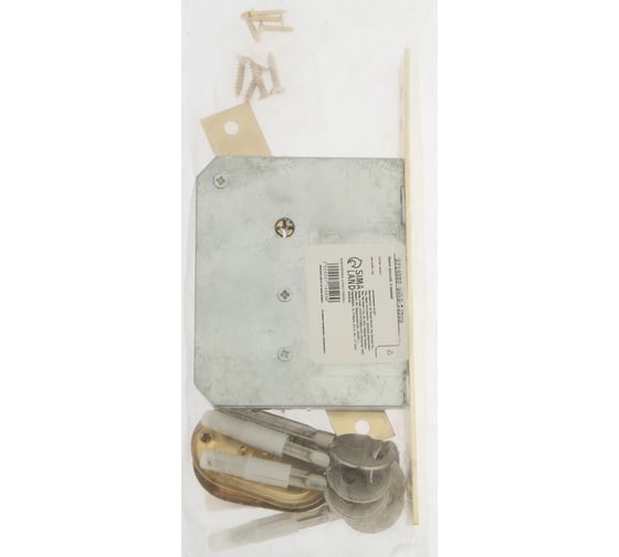 Замок врезной LOCKLAND VZ002, 5 ключей 9714503