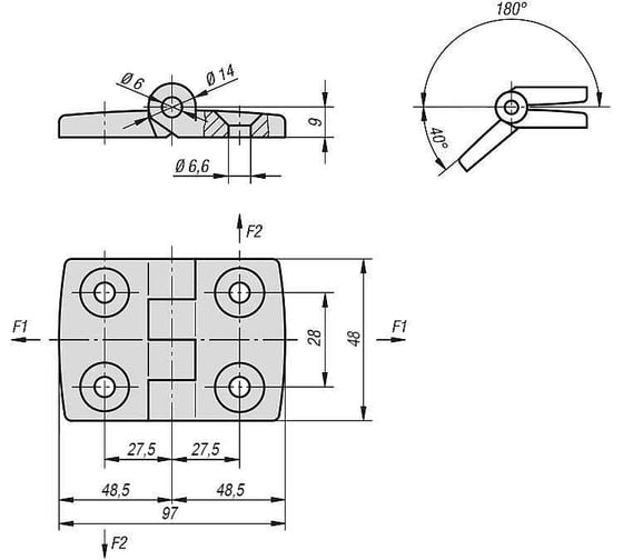 Шарнир KIPP Арт. K0580.502828