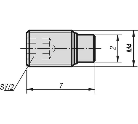 Винт установочный KIPP Арт. K0389.104X7