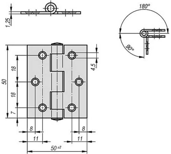 Шарнир KIPP Арт. K1082.104251414