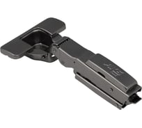 Петля AKS 3D BLACK гидравл. накладная 09, 45мм, узкая планка H-0, clip-on 80554