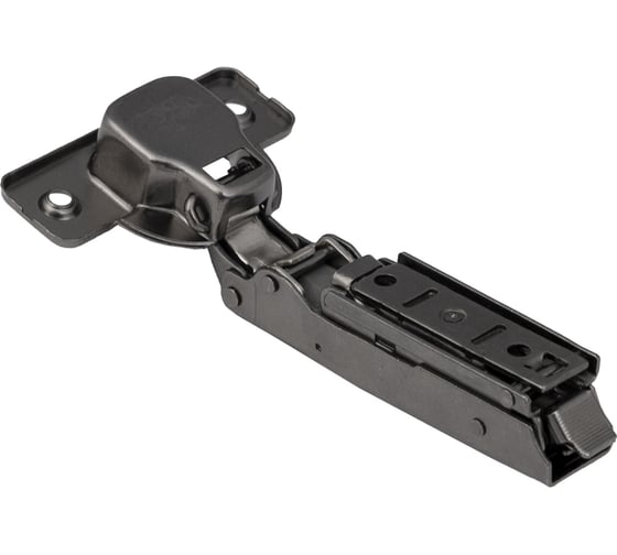 Петля AKS 3D BLACK гидравл. накладная 09, 45мм, узкая планка H-0, clip-on 80554