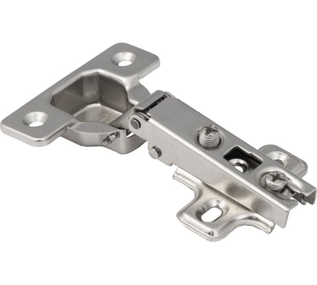 Петля AKS накладная 09, 45 мм, c креплением Н-0, без еврошурупа, 60гр,  23751