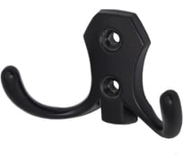 Мебельный крючок AKS WP89, черный матовый 62139