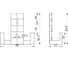 Мебельный крючок AKS TETRIS, старое золото 56843 2