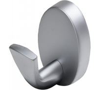 Мебельный крючок AKS QUEEN, матовый хром, однорожковый 90286