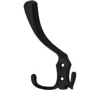 Мебельный крючок AKS WP59, черный матовый 62133