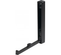 Мебельный крючок AKS STEP, черный матовый 90289