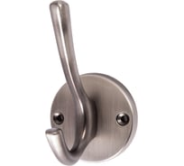 Мебельный крючок AKS HORN шлифованный никель 56838