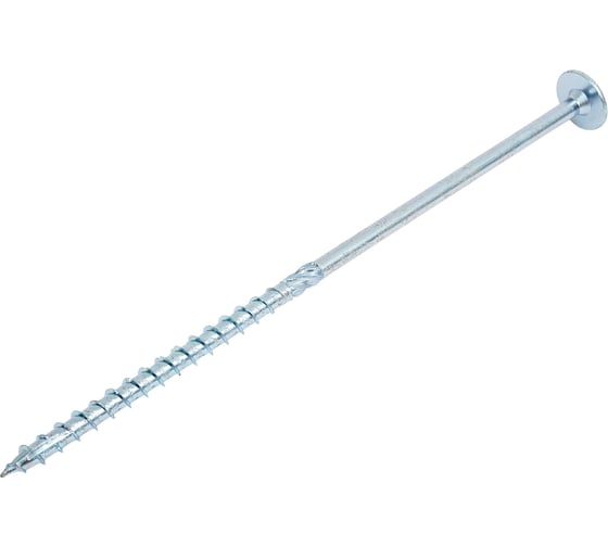 Конструкционный шуруп TULSTOR PT с тарельчатой головкой; голубая оцинковка;TX40; 8,0 x 220 mm упак 50 шт 903331